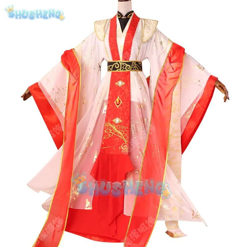 Xie Lian Yue Shen Cosplay Costume Antique Novel Tian Guan Ci Fu Platinum Peacock Cosplay Costmes Han