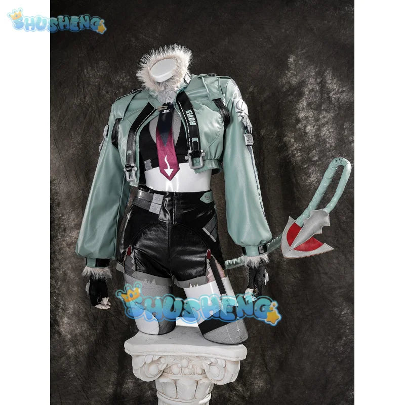 Zenless Zone Zero Jane Doe Game Suit Sweet Lovely Uniform Cosplay Costume Halloween Party Role Play Outfit Women