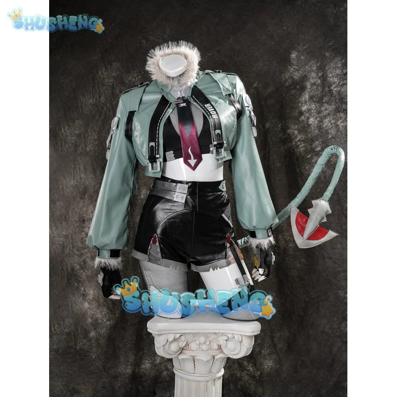 Zenless Zone Zero Jane Doe Game Suit Sweet Lovely Uniform Cosplay Costume Halloween Party Role Play Outfit Women