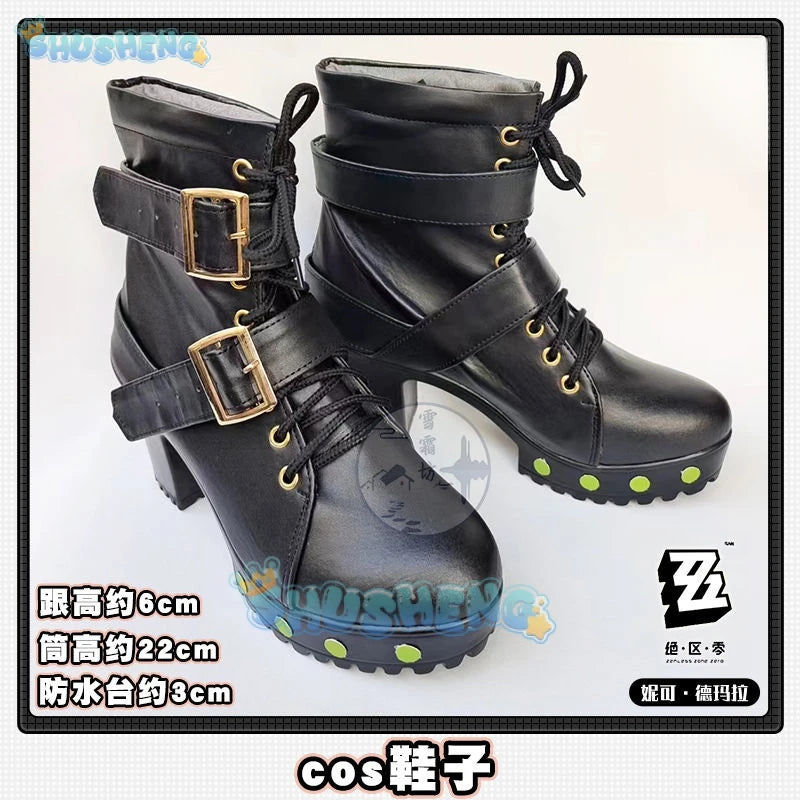 Zenless Zone Zero cos Nicole Demara cosplay  Anime character prop shoes