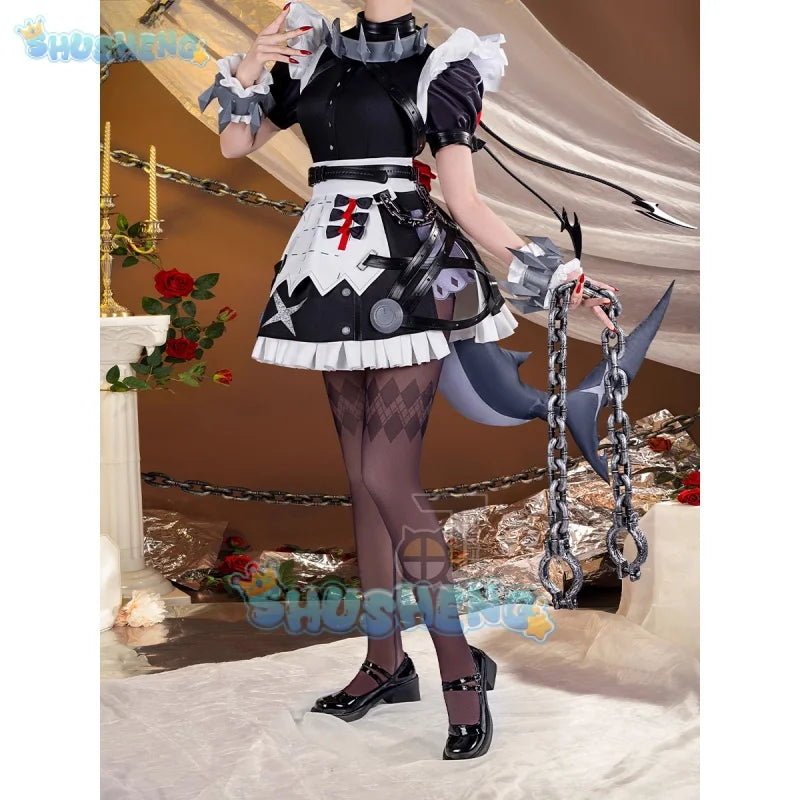 Zenless Zone Zero cos Victoria Housekeeping Ellen Joe Cosplay Vollständiges Dienstmädchen-Outfit für Frauen 