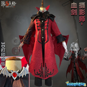 Game Identity V Photographer Joseph Desaulnier Cosplay Costume Fancy Suit Halloween Carnival Uniforms Custom Made