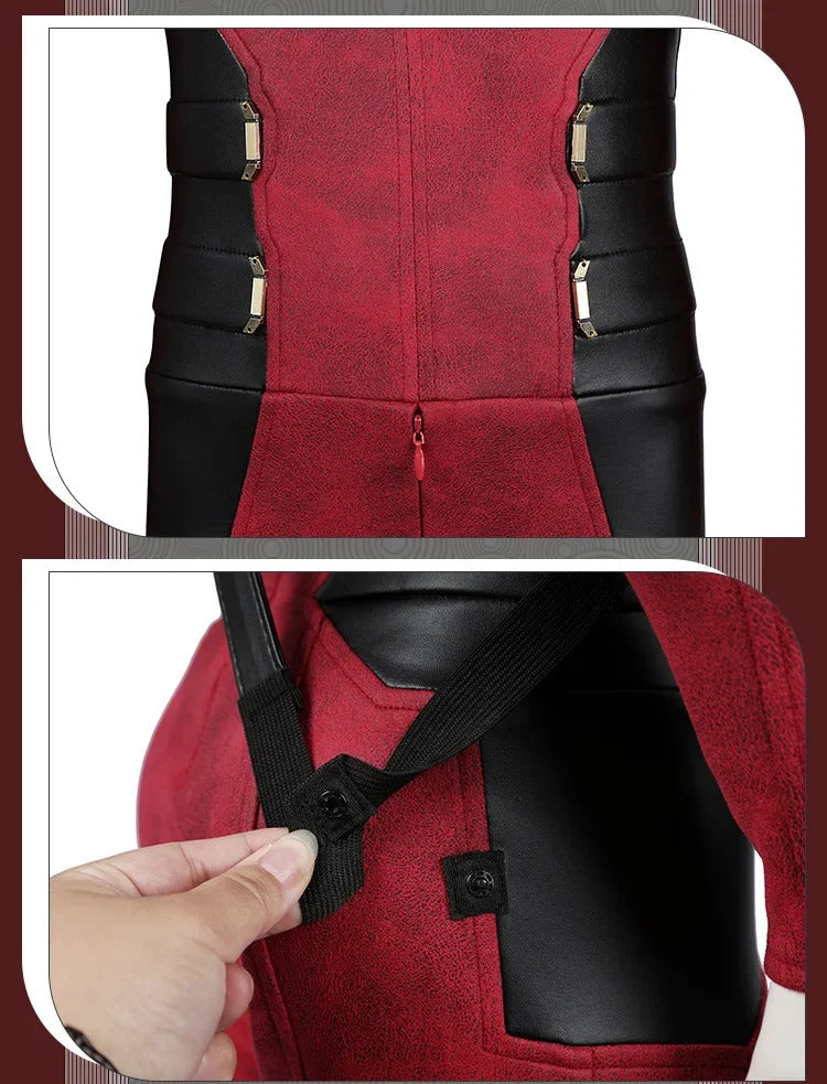 Dead Cosplay pool  Cosutme Wade Winston Wilson Cosplay Costume Children's Edition  Movie Anti-hero Suit Halloween