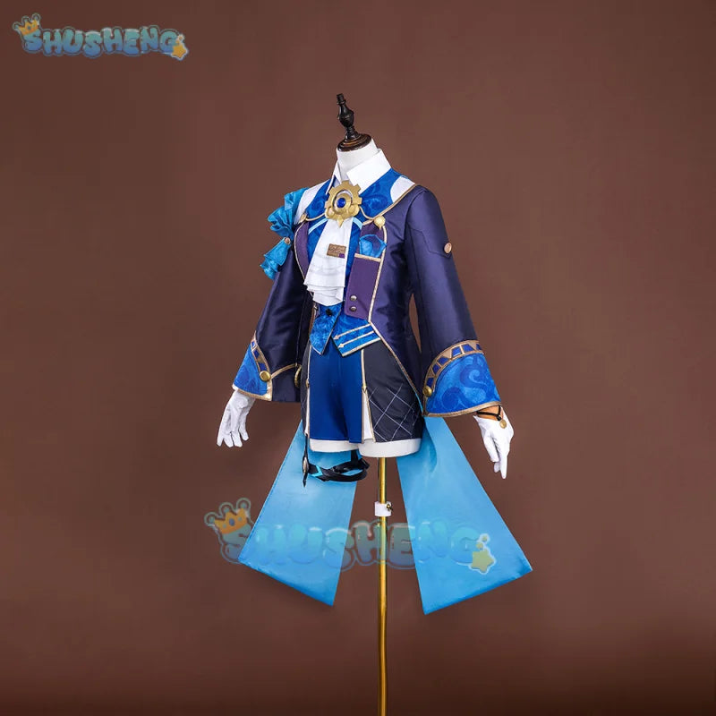 Honkai Star Rail Misha Cosplay Costume Wig Uniform Hat Mikhail Char Legwork The Reverie Hotel Bellboy Halloween Party Women Men