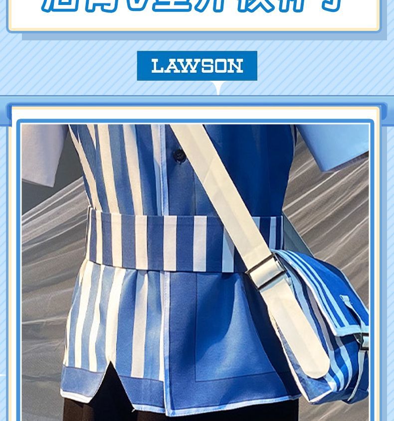 Game Identity V Cosplay Costumes Postman Victor Grantz Cosplay Costume Survivor Uniform Suits Clothes Blue Uniform
