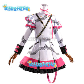 Vtuber Kasane Teto Cosplay Costume UTAU Anime Clothing Synthesizer V Teto's Wigs Halloween Virtual Singer Costume