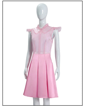 Wicked Glinda Elphaba Cosplay Witches Costumes Clothes Movie Party Role-playing Pink Suit Black Cape Dress Ball Gown Robe Hat