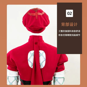 Psylocke Cosplay Rivals Red Ghost Hunter Costume Hat shoes suspender dress gloves socks prop set Halloween women fantasy uniform