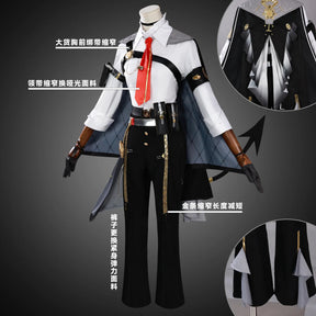 Wuthering Waves Zani Cosplay Costume Uniform Montelli Family Averardo Bank Ragunna Rinascita Halloween Party for Women Girls