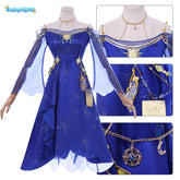 Shusheng-R Game Identity V Cosplay Ada Mesmer Costume Purple Dress Elegant Clothes Psychologist Role Play Outfit Full Set for Women