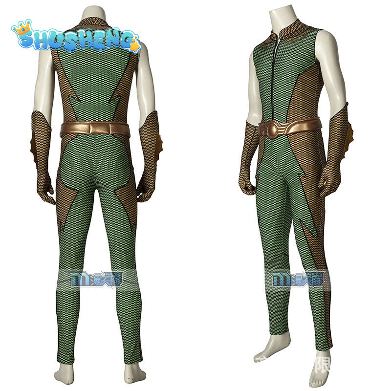 The Boys Season 1 The Deep Cosplay Costume Bodysuit Outfit Adult Mens Jumpsuit Halloween Party 3D Printed Spandex Zentai Suit