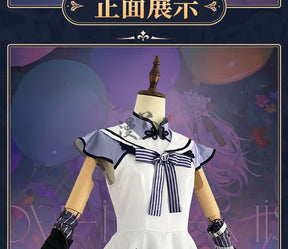 Vtuber Seren Azuma Game Suit Sweet Lovely Uniform Cosplay Costume Halloween Party Role Play Outfit Women