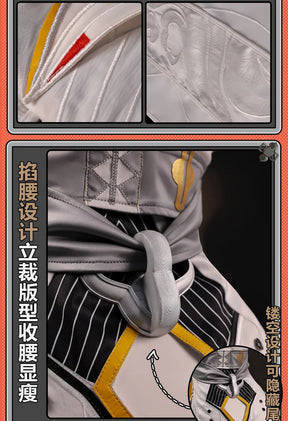 Shusheng-R Zenless Zone Zero Ye Shunguang Cosplay Costume Black White Ccheongsam Dress Fancy Party Suit Halloween Carnival Uniforms