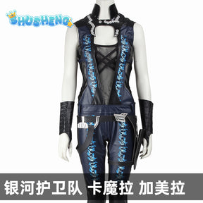 Superhero Gamora Cosplay Costume Adult Women Bodysuit Vest Fullset Gamora Battle Suit Halloween Party Costume