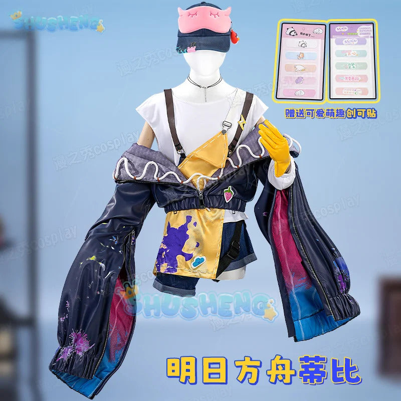 Arknights tippi Cosplay Costume Uniform Halloween Carnival Party Christmas Play Role Clothes Clothing for Women