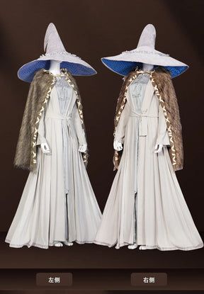 Ranni Cosplay Game Elden Witch Ranni Costume Dress Ring Cloak Hat Woman Man Carnival Party Cape High quality uniform set XS-XXXL