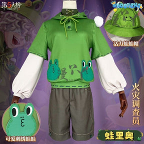 Identity V Florian Brand Fire Investigator Cosplay Costume Leonard Uniform Halloween Carnival Party Christmas Play Role