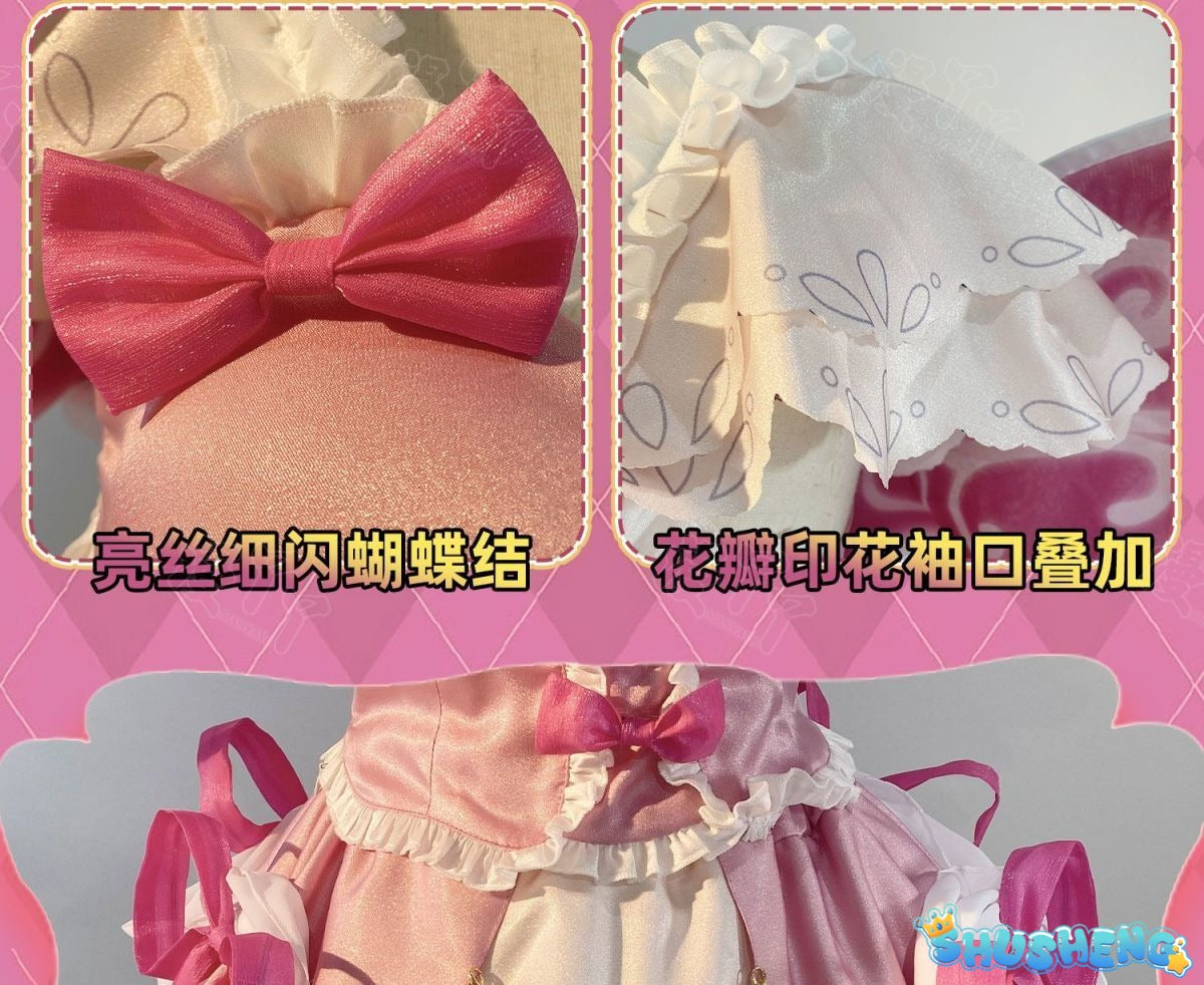 Hoshimiya Ichigo Cosplay Anime Aikatsu!Costume Sweet Lolita with Wings for Hallowmas Christmas Role Play Women