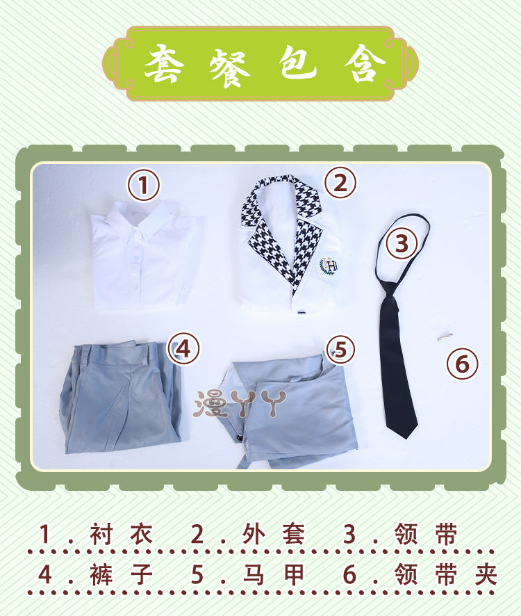 Blue Lock Anime Cosplay Costume Reo Mikage DK School Uniform Embroidery Suit Rose Net Sythetic Fibers