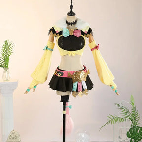 Shusheng-R Game Varesa Genshin Impact Cosplay Costume Strapless skirt top tail mask prop wig Halloween sweet uniform Woman New set XS-XXL