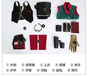 Arcane Season 2 Jinx Cosplay Costume BAOBAO Overall Uniform Halloween Carnival Party Christmas Play Role Clothes Clothing