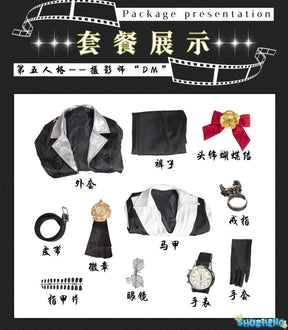 Game Identity V Merciful Photographer DM Joseph Desaulniers Cosplay Costume Fancy Suit Halloween Carnival Uniforms Custom Made