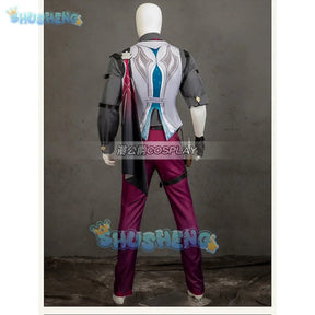 Gallagher Cosplay Game Honkai: Star Rail Costume Fashion Handsome Uniform Suit Halloween Carnival Party Outfit Men XS-3XL
