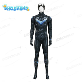 Batman: Arkham Knight Arkham Knight bodysuit zentai suit Cosplay High quality Costume full set XS-XXXL Shusheng
