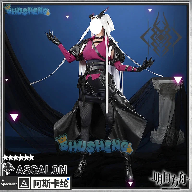 Shusheng Arknights Ascalon Cosplay Costume Cos Game Anime Party Uniform Hallowen Play Role Clothes Clothing