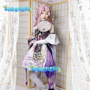 Game Honkai Star Rail Fu Xuan Cosplay Costumes Uniform Outfit Halloween Party Fuxuan Cosplay Wig Costume Fu Xuan Cosplay Wigs