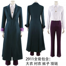 Agatha Harkness Cosplay Prof. Emeritus Harkness Costume Movie coat shirt pants necklace carnival party men women suit uniform