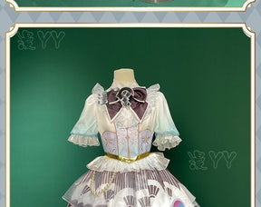 Dolia Cosplay Costume Game Honor of Kings Doria Costume Uniform Dress Headgear Set Duo Liya Role Play Clothing Women Dress