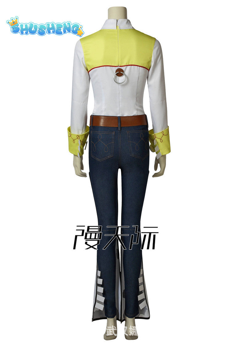 Anime Toy Story Cowboy Clothes Suit Jessie Cosplay Costume Adult Kids Top Pants Woman Man Party Carnival Halloween Costume