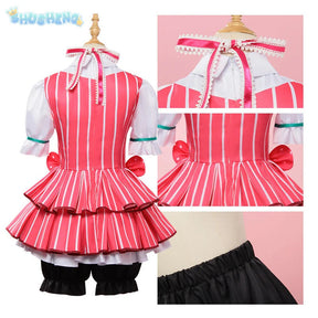 Girls Band Cry NINA ISERI Cosplay The Silent Fish Nlna lserl Costume Halloween Party Woman Dress Ladies Sweet Lolita Uniform Set