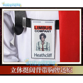 Game Limbus Company REVENGE Cosplay Costume Heathcliff Uniforms Black Outfits Halloween Carnival Party Suit Unisex Anime Cosplay