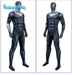 Aquaman Black Manta Cosplay Costume 3D Printed Superhero David Hyde Costume Spandex Suit Halloween Costume Bodysuit for Adult