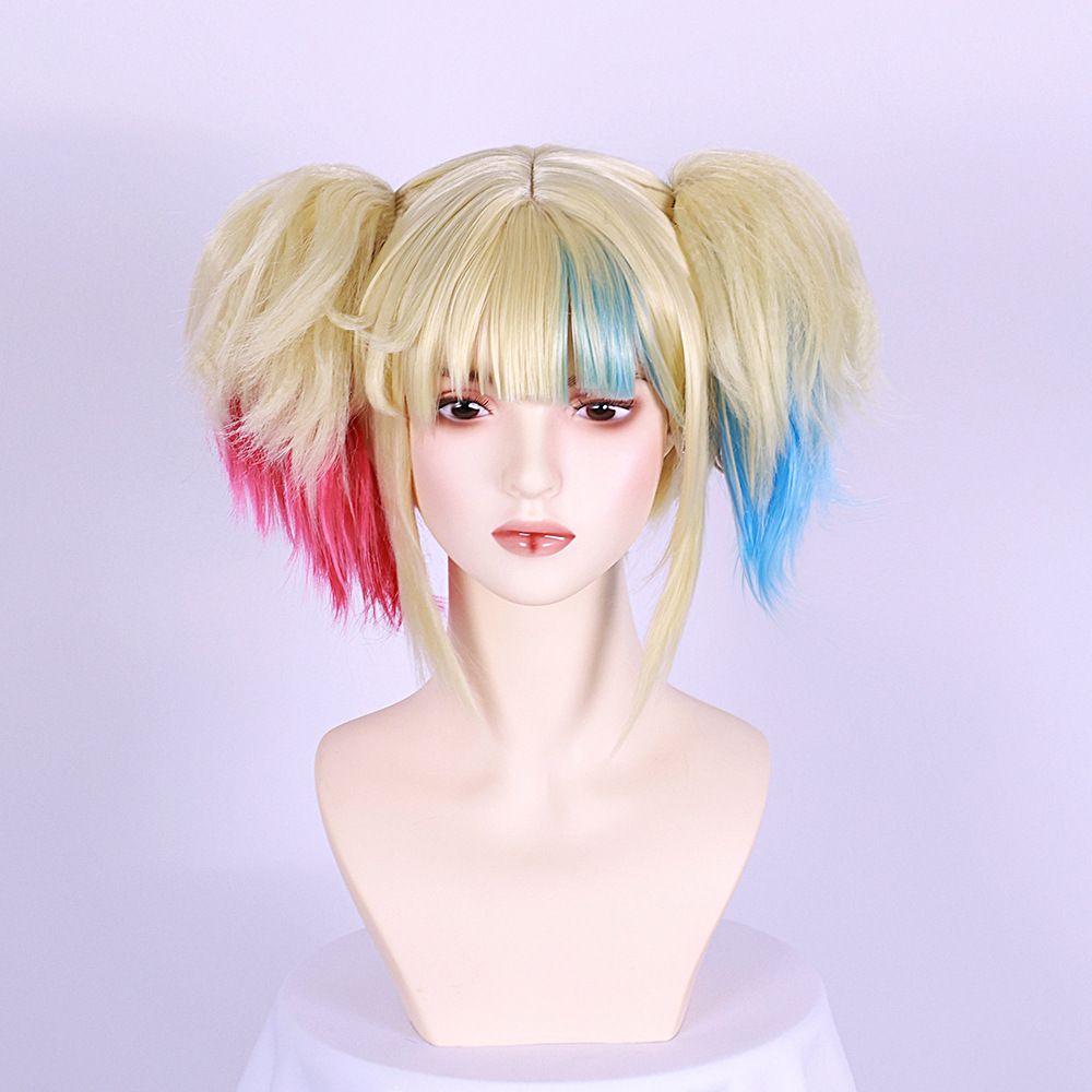 Harley Quinn Cosplay Costume Carnival Uniform Wig Suicide Squad Anime Halloween Costumes Women