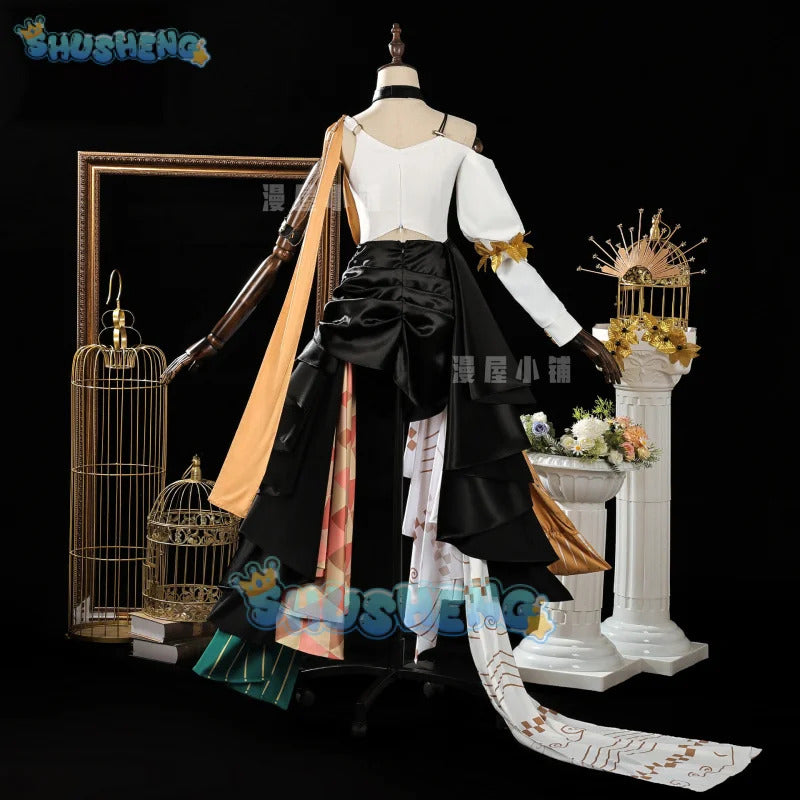 Arknights Walking in the Golden Dream  Muelsyse‌ Cosplay Costume Uniform Halloween Carnival Party Christmas Play Role Clothes