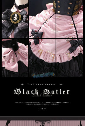 Ciel Phantomhive cosplay costume fashion dress anime Black Butler women rode play clothes costumes for girls size S-XL 2024 New