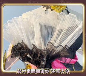 Anime Kurumi Cosplay Game Naraka: Bladepoint Costume HuTao Pink Dress Outfit Suit Halloween Party Role Play Prop for Woman