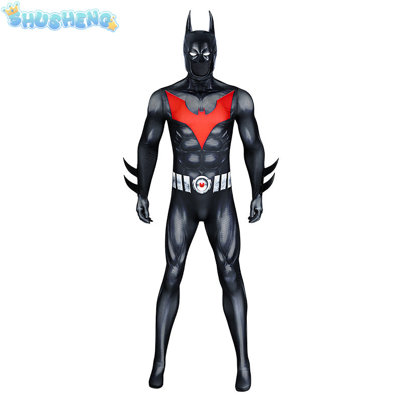 Batman Beyond Cosplay Costume Cos Terry Mcginnis Jumpsuit Halloween Party Carnival Comic-Con Props Masquerade Bodysuit Gift