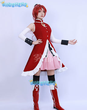 Sakura Kyouko Cosplay Costumes Anime Puella Magi Madoka Magica Dress Role Play Uniform Female Halloween Carnival Party Outfit