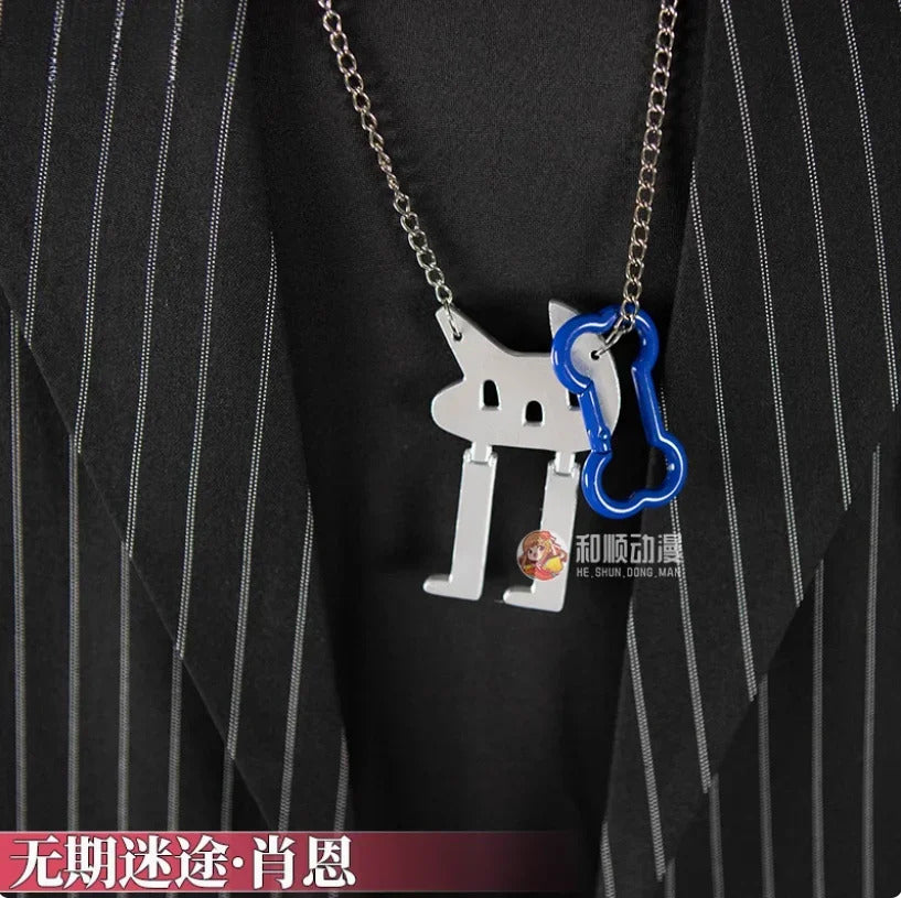 Game Path to Nowhere  MBCC-S-885 Sean Cosplay Costume Hat necklace belt jacket props wig set Halloween men women uniform
