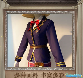 Game Identity V Doctor Emily Dyer Ivory Tower Cosplay Costume  Women Dress Anime Outfit Halloween Party Roleplay Fullset