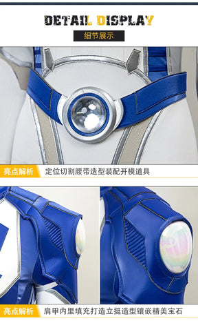 Fantastic Four Susan Storm Richards Invisible Woman Cosplay Costume Halloween Carnival Tight jumpsuit Women Set