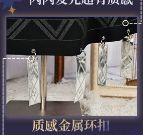 Arknights Texas the Omertosa Cosplay Costume Wig Hat Cloak Outfit Christmas Halloween Carnival Role Play Uniform for Women Girls