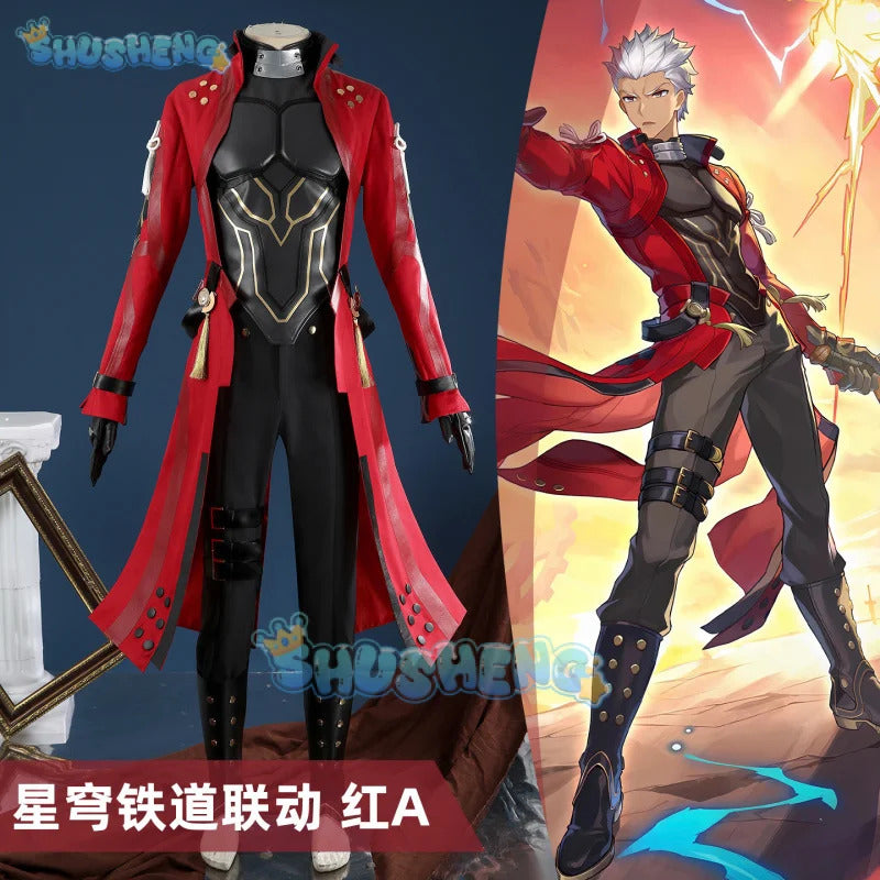 Honkai：Star Rail FATE Archer Cosplay Costume Uniform Halloween Carnival Party Christmas Play Role Clothes Clothing for Men