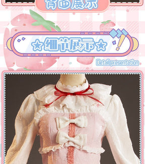 Gokou Ruri Cosplay Girls Dress for Halloween Christmas Festival Party Sweet Dress Women's Role Playing Princess Bow Dress