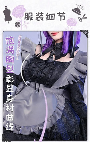 Kitagawa Marin My Dress-Up Darling Cos Name Cosplay Costume Dress hat accessories socks apron girl Halloween Lolita maid uniform