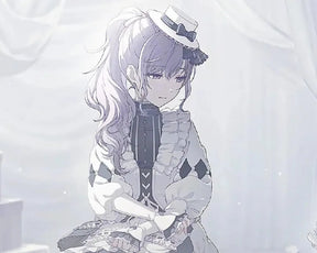 Asahina Mafuyu mfy Cosplay PRSK PJSK Five boxes Costume New Sweet Lolita Dress Halloween Party Fashion Women's Maid Uniform